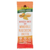 Mister Nut Wellness Morbido Snack con Mandorle Albicocche Uvetta