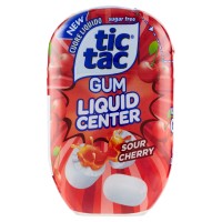 tic tac Gum Liquid Center Ssour Cherry