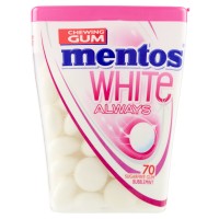 mentos White Always 70 Sugarfree Gum Bubblemint