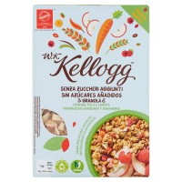 W.K Kellogg Senza Zuccheri Aggiunti Granola Lamponi, Mela e Carota
