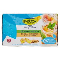 Everton Taste of Nature Tè Verde Freddo Pesca, Ginseng e Zenzero