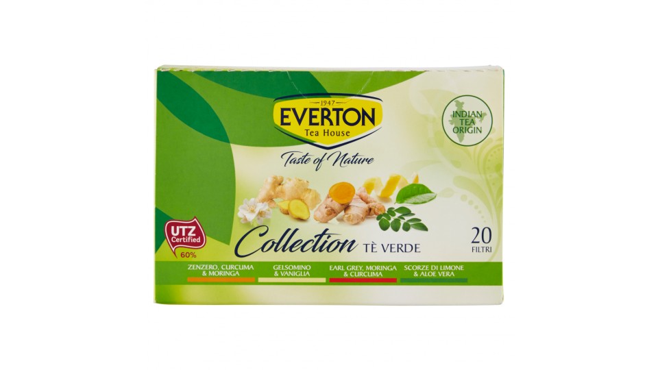 Everton Taste of Nature Collection Tè Verde 20 filtri
