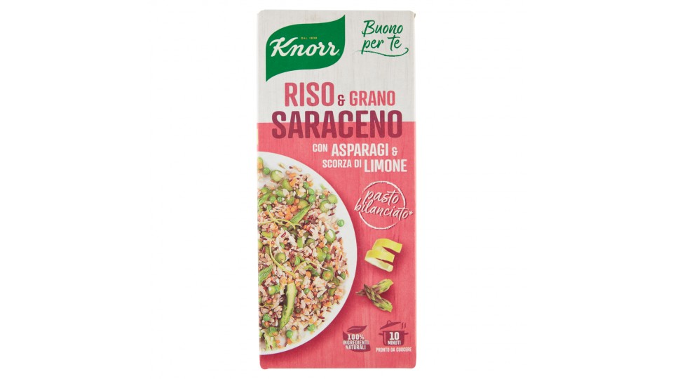 Knorr Buono per te Riso & Grano Saraceno con Asparagi & Scorza di Limone