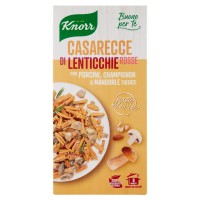 Knorr Buono per te Casarecce di Lenticchie Rosse con Porcini, Champignon & Mandorle Tritate