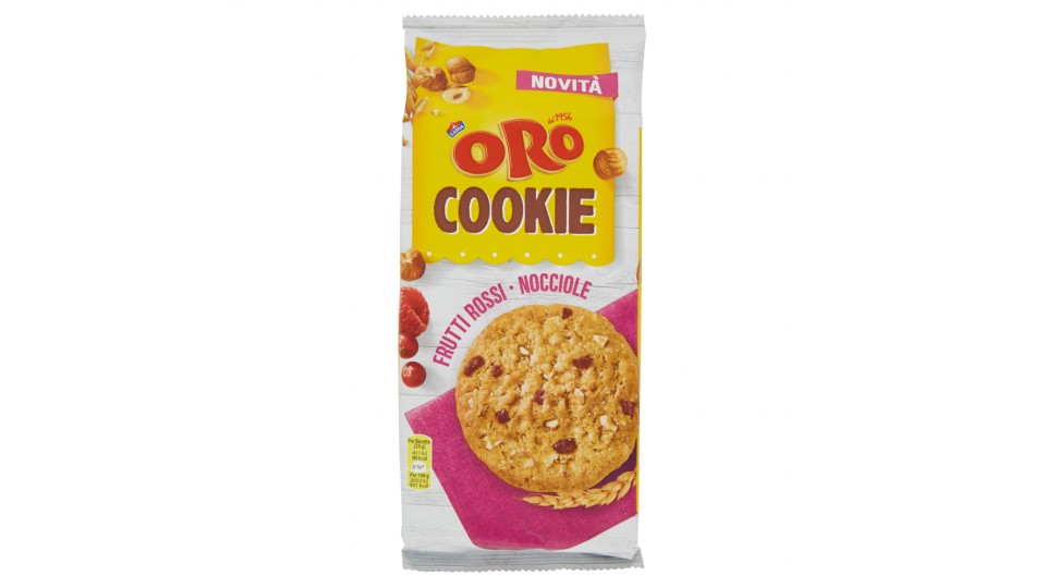 Oro Cookie Frutti Rossi - Nocciole