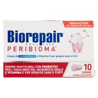 BioRepair Peribioma Gomme Masticabili con Probiotici 10 Gomme Senza Zucchero