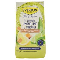 Everton Taste of Nature Tè Solubile Limone, Lime e Curcuma con Zucchero di Canna