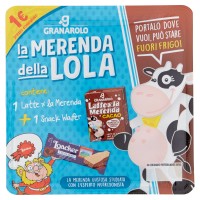 Granarolo la Merenda della Lola 1 Latte x la Merenda + 1 Snack Wafer