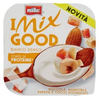 müller Mix I Mix Good Bianco Denso Nocciole, Mandorle, Papaya e Cocco Disidrati