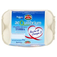 Aia aeQuilibrium da galline allevate a Terra 6 uova fresche