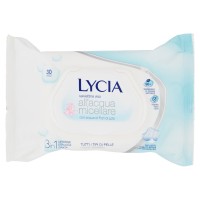 Lycia salviettine viso all'acqua micellare 3 in 1 Tutti i Tipi di Pelle Anche Sensibili