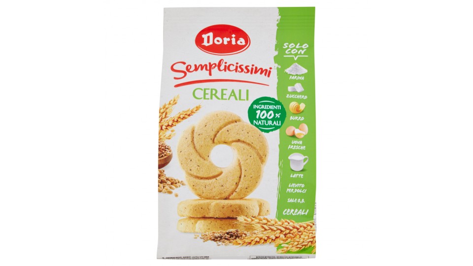 Doria Semplicissimi Frollini Latte e Cereali