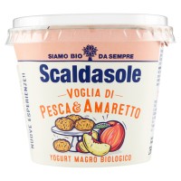 Scaldasole Voglia di Pesca & Amaretto Yogurt Magro Biologico