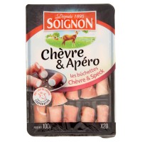 Soignon Chèvre & Apéro les bûchettes Chèvre & Speck X20