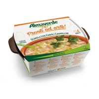 Zuppa biologica di scarola con fagiolini cannellini