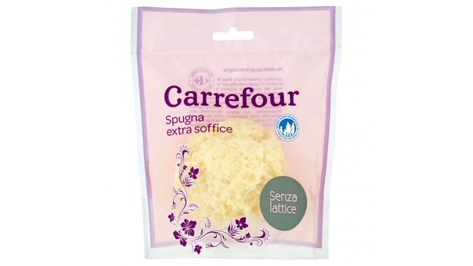 Carrefour Spugna extra soffice Senza lattice
