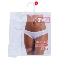 Cotonella Mini Slip Tg 4 L Bianco