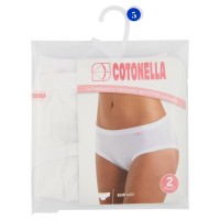 Cotonella Slip Midi Tg 5 XL Bianco