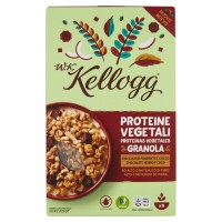 W.K Kellogg Proteine Vegetali Granola Cioccolato Fondente e Cocco