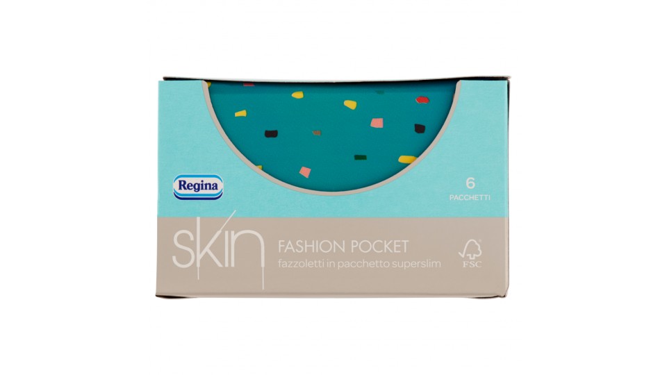 Regina skin Fashion Pocket fazzoletti in pacchetto superslim