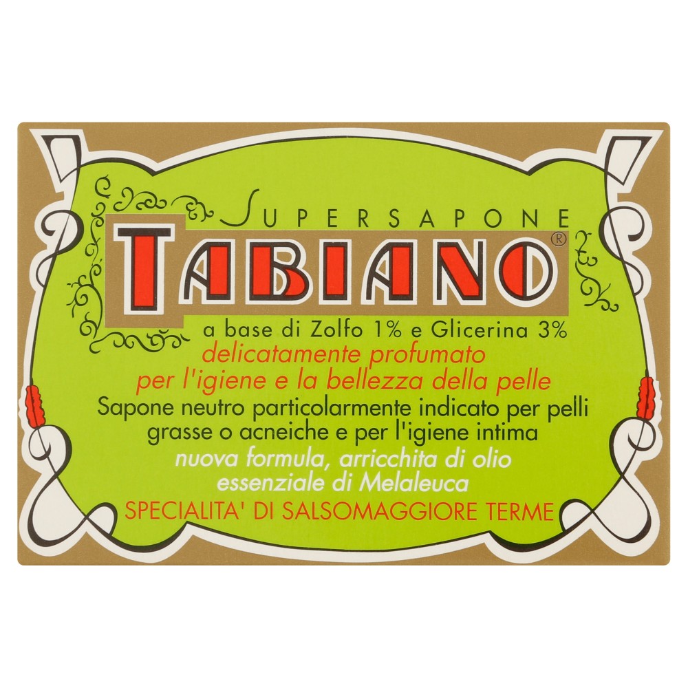 Pilogen Carezza, Linea Supersapone Tabiano sapone