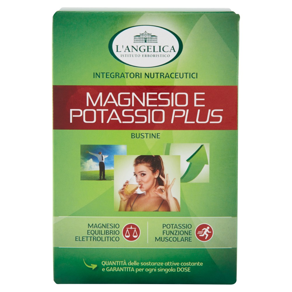 L'Angelica, Nutraceutica magnesio e potassio plus 20 bustine