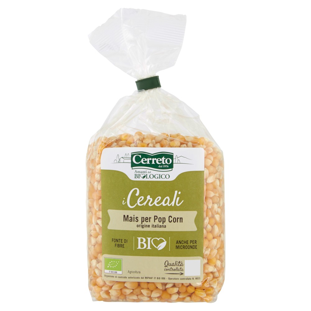 Cerreto Bio Mais per Pop Corn