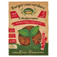 Cottin tavola Burger con verdure il Mediterraneo 2 x 120 g + bustine di salsa