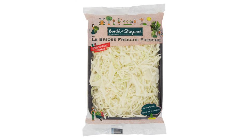Bontà di Stagione Le Briose Fresche Fresche Cavolo Bianco Julienne