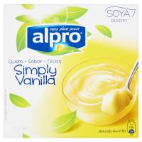 Alpro Soya dessert gusto simply vanilla