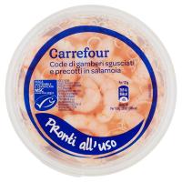 Carrefour Code di gamberi sgusciati e precotti in salamoia