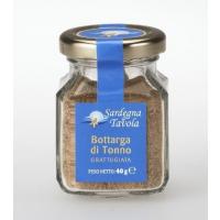 Bottarga di tonno grattugiata in vaso da