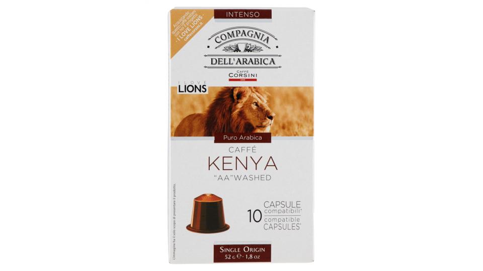 Caffè Corsini Compagnia dell'Arabica Caffé Kenya "AA" Washed 10 Capsule