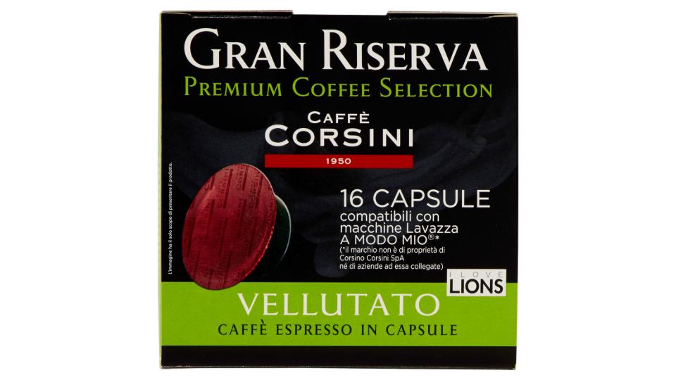 Caffè Corsini Gran Riserva Vellutato 16 Capsule