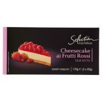 Carrefour Selection Cheesecake ai Frutti Rossi Due Fette Dessert Congelato