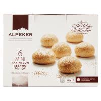Alpeker 6 Mini Panini con Sesamo Congelati