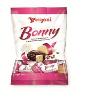 Bonny - Torroncini morbidi assortiti ricoperti di cioccolato condante e cioccolato bianco -  busta