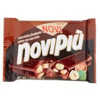 Novi novipiù cioccolato fondente extra con nocciole