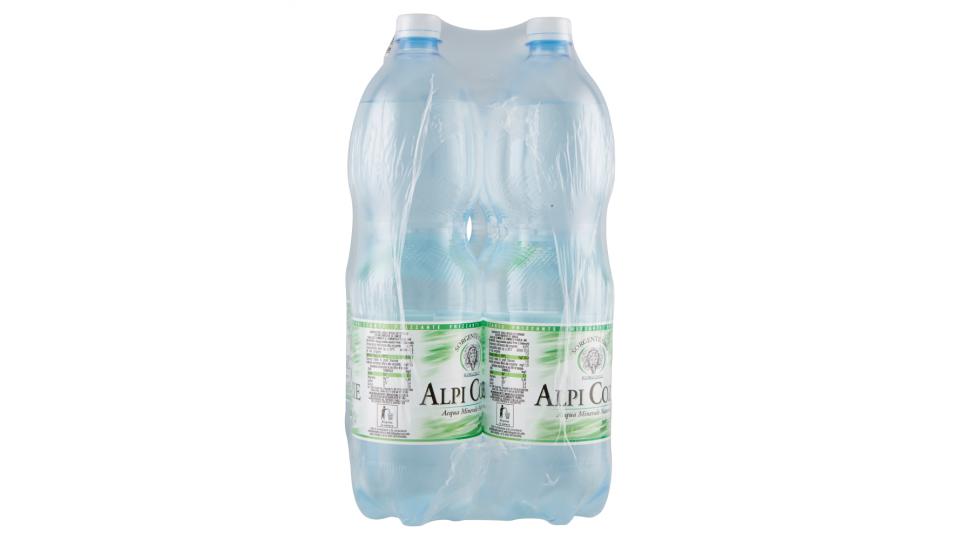 Alpi Cozie Acqua Minerale Naturale Frizzante Sorgente Oro