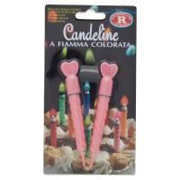 F.lli Rebecchi Valtrebbia Candeline a Fiamma Colorata rosa