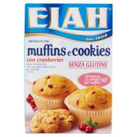 Elah Preparato per muffins e cookies con cranberries Senza Glutine