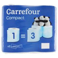 Carrefour Compact Carta Igienica x8