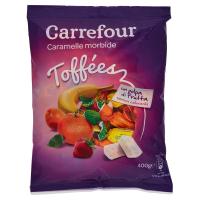 Carrefour Toffées con polpa di frutta caramelle morbide