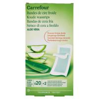 Carrefour Strisce di cera a freddo Gambe Aloe Vera 