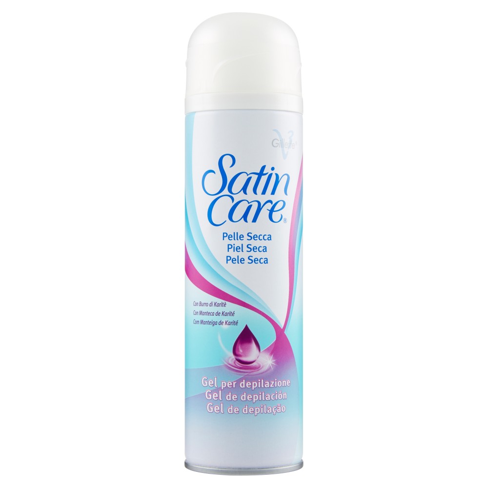 Gillette Venus Satin Care Effetto Seta Gel Depilatorio Donna per Pelli Secche