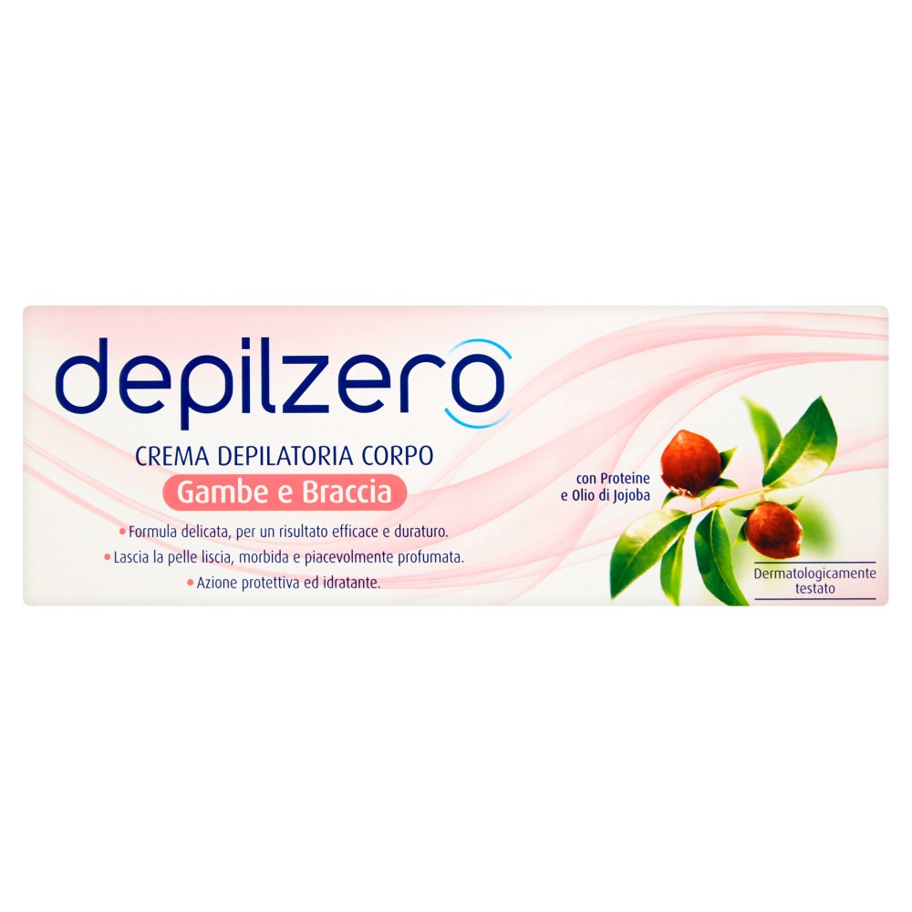 Depilzero Crema depilatoria corpo gambe e braccia