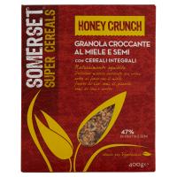 Somerset Super Cereals Honey Crunch Granola Croccante al Miele e Semi con Cereali Integrali