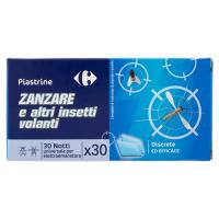 Carrefour Piastrine Zanzare e altri insetti volanti