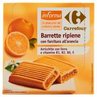 Carrefour inForma Barrette ripiene con farcitura all'arancia