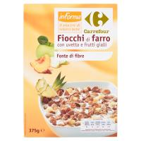 Carrefour inForma Fiocchi di farro con uvetta e frutti gialli